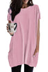 Casual Oversize T-Shirt With Pockets
